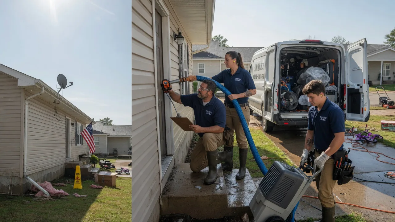 Ceiling Water Damage Restoration in Rush, KY near me